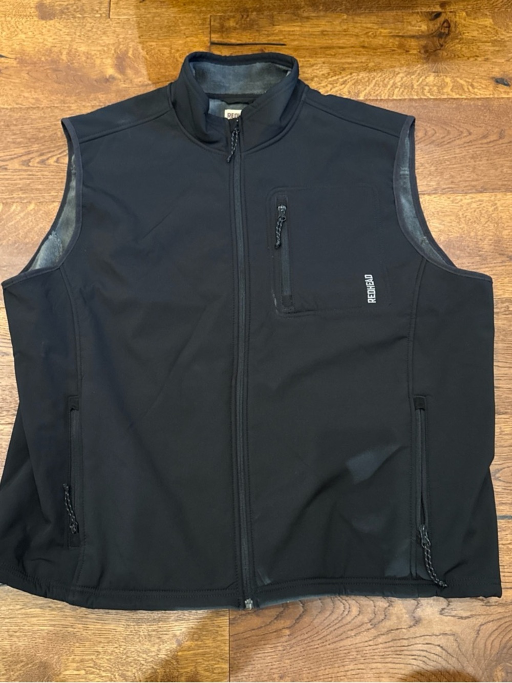 RedHead Black Softshell Men's Zip Vest